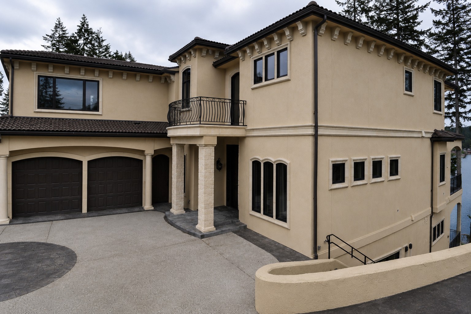 Modern Smooth Stucco Residence - Contemporary Exterior Finish System